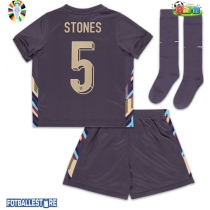 England John Stones #5 Bortedraktsett Barn EM 2024 Kortermet (+ Korte bukser)